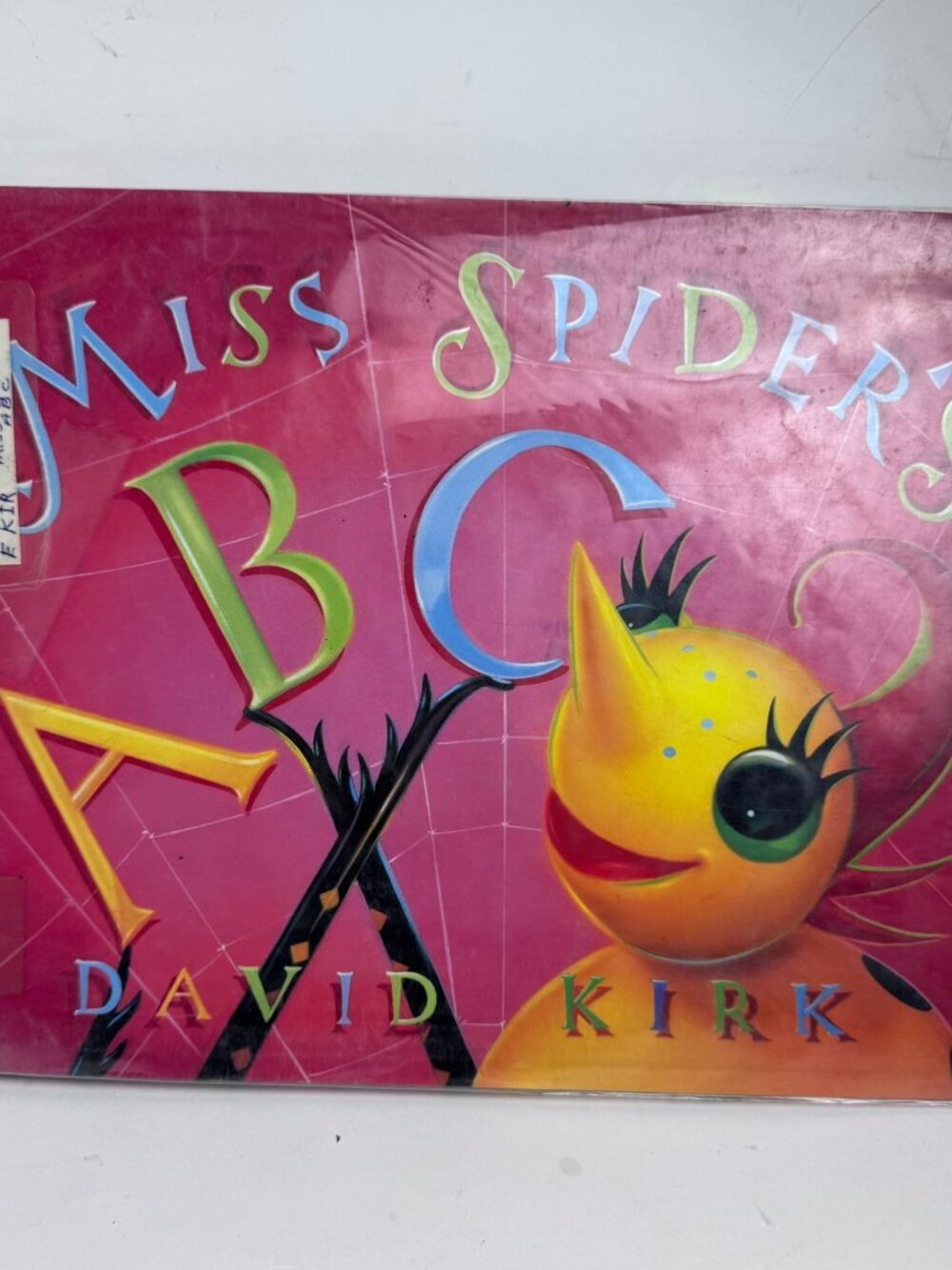 Miss Spider's ABC David Kirk Hardcover Book Scholastic Ex-Library 0590282794